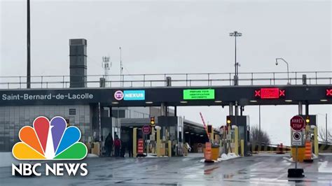 are americans crossing the canadian border fake news